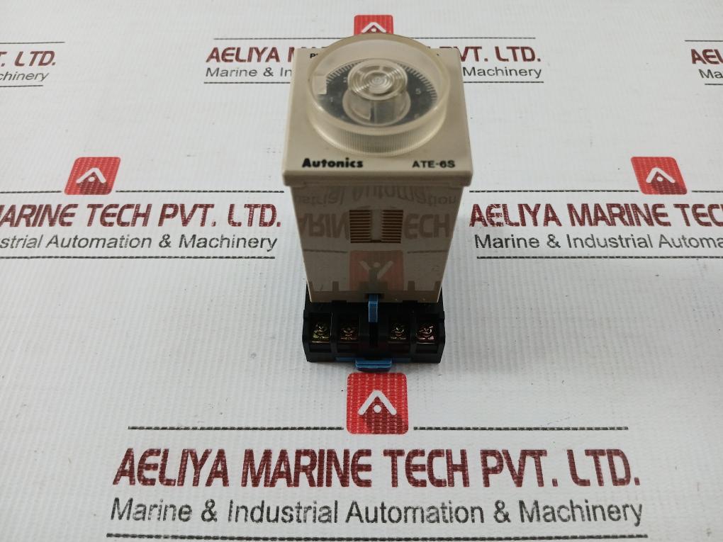 Autonics-0-6-Sec-10A-250Vac-Analog-On-delay-Timer-With-Socket-Ate-6S-208030-3