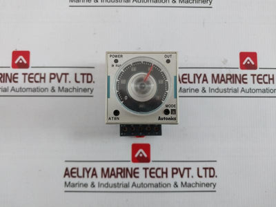 Autonics At8N Multi-function Analog Timer 250Vac Contact 100-240Vac Input