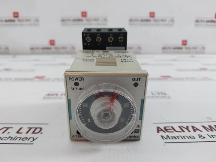 Autonics At8N Multi-function Analog Timer 250Vac Contact 100-240Vac Input