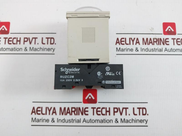 Autonics At8N Multi-function Analog Timer 250Vac Contact 100-240Vac Input