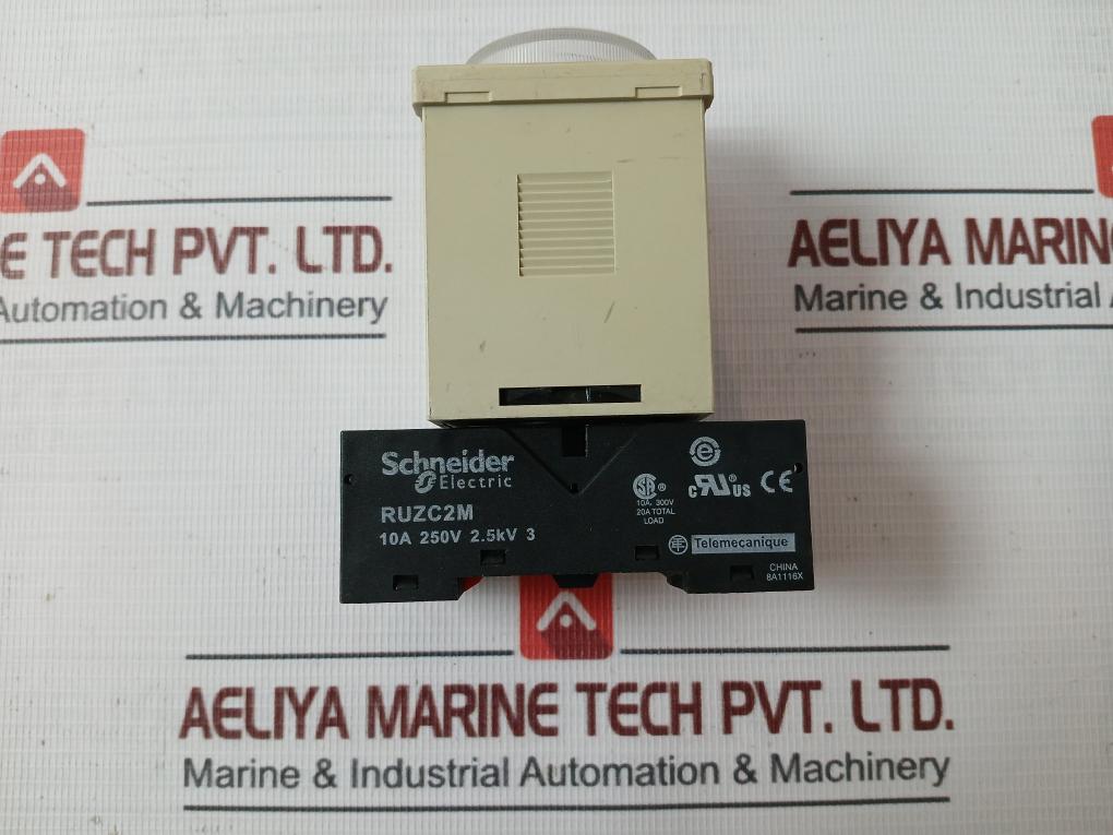 Autonics At8N Multi-function Analog Timer With Base 24–240Vdc 2W Ruzc2M 8A1116X