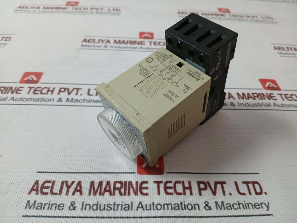 Autonics At8N Multi-function Analog Timer With Base 24–240Vdc 2W Ruzc2M 8A1116X