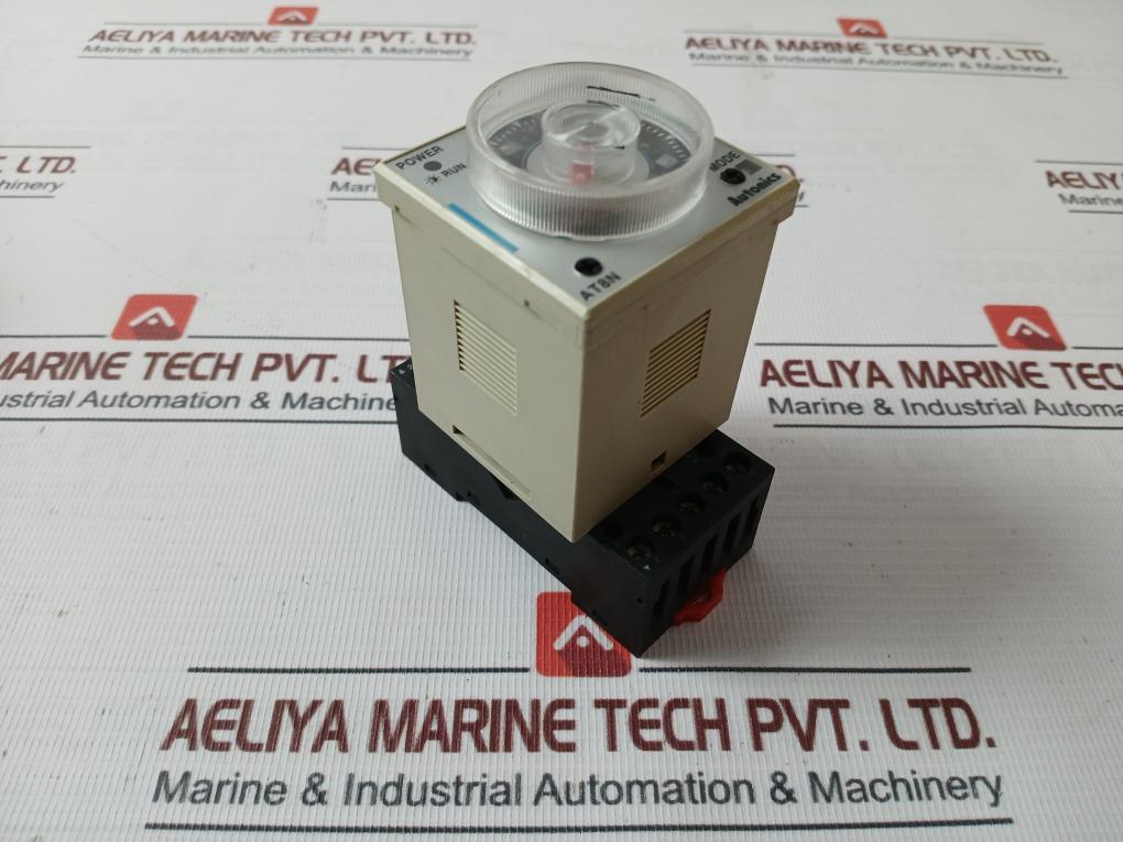 Autonics At8N Multi-function Analog Timer With Base 24–240Vdc 2W Ruzc2M 8A1116X