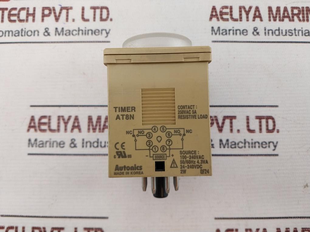 Autonics At8N Timer 0-1 Min 250Vac 5A