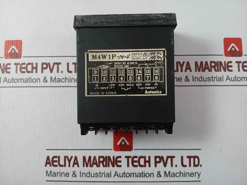Autonics M4W1P-dv-4 Digital Meter Relay Ac 250V 2A