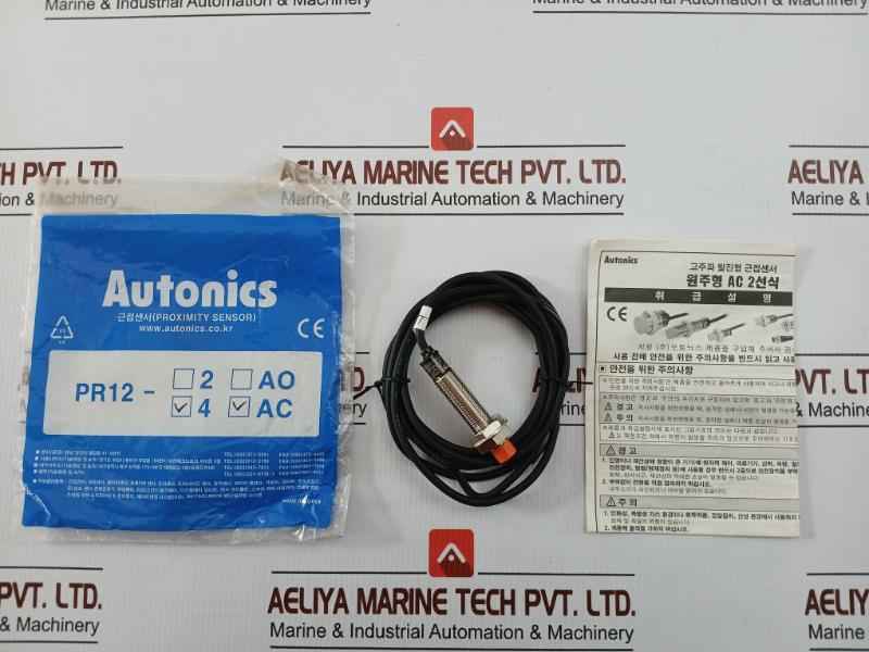 Autonics Proximity Sensor With Cable 100-240Vac 2-meter Pr12-4Ac