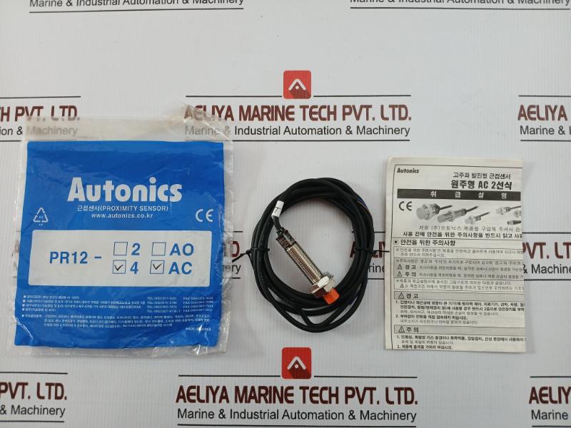 Autonics Proximity Sensor With Cable 100-240Vac 2-meter Pr12-4Ac