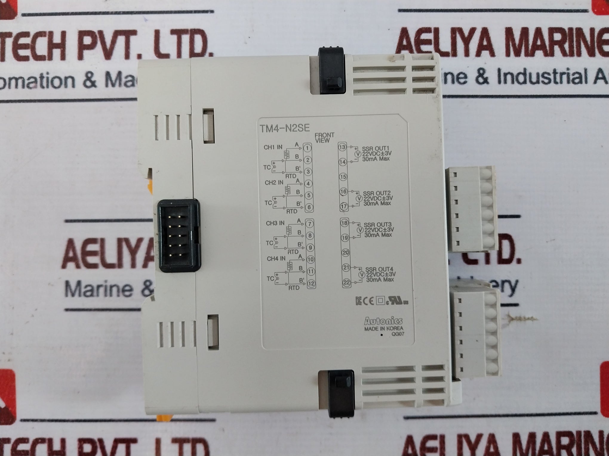 Autonics Tm4-n2se 4-channel Expansion Module Pid Temperature Controller