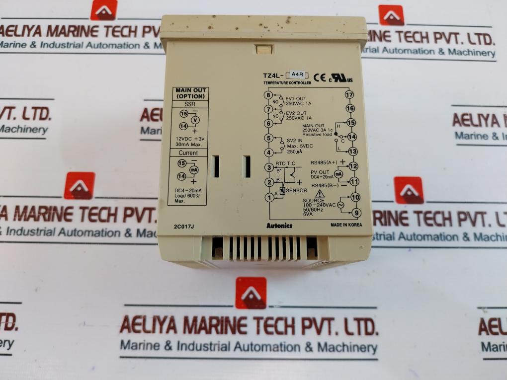 Autonics Tz4L-a4R Temperature Controller 100-240Vac 50/60Hz 6A