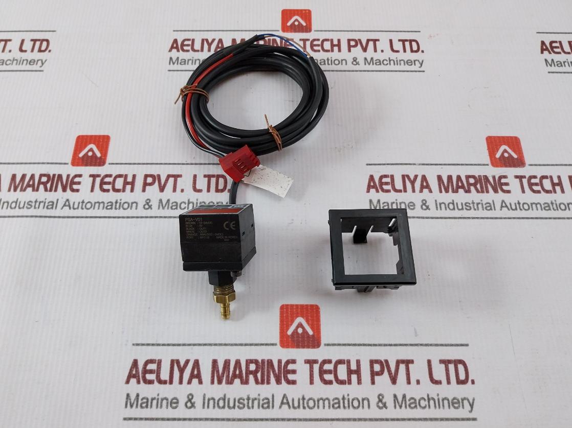 Autonics Psa-v01 Npt 1/8" Digital Pressure Sensor 2 Meter 12-24Vdc -101.3 Kpa