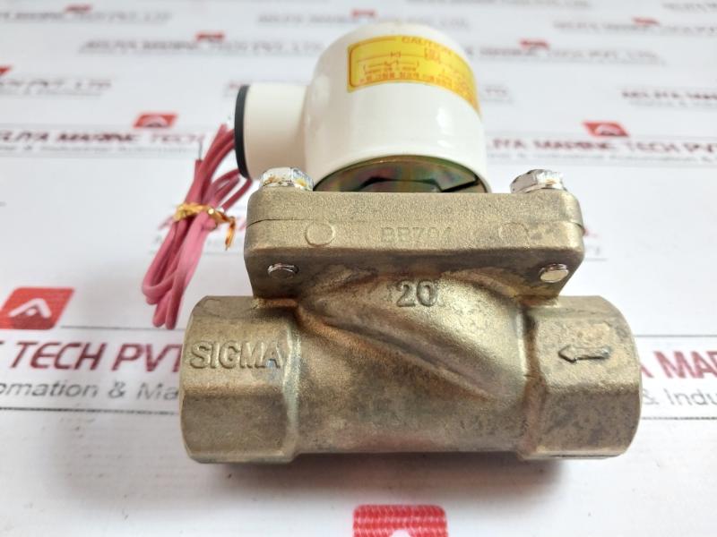 Autosigma Hpw2120A Solenoid Valve Ac220V 50/60Hz 3/4