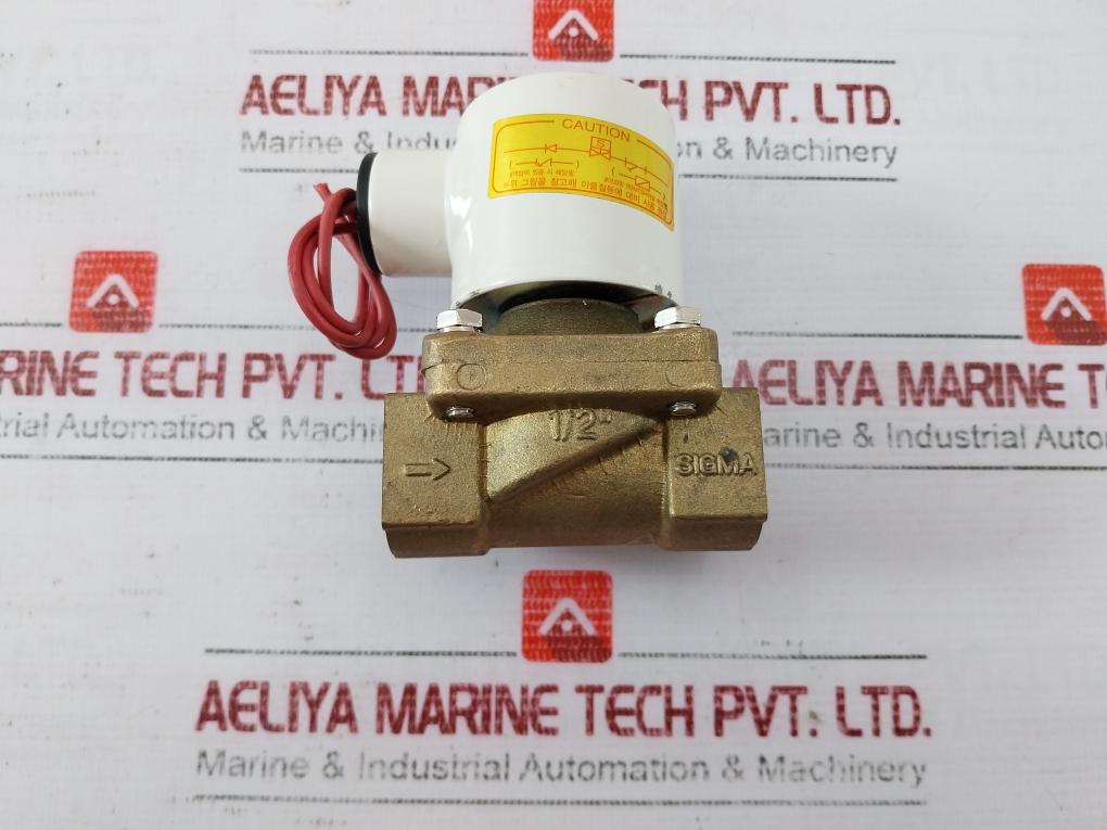 Autosigma Hpw2140 Solenoid Valve 220v Ac Kgf/cm2 Pt 1/2 Pipe Size