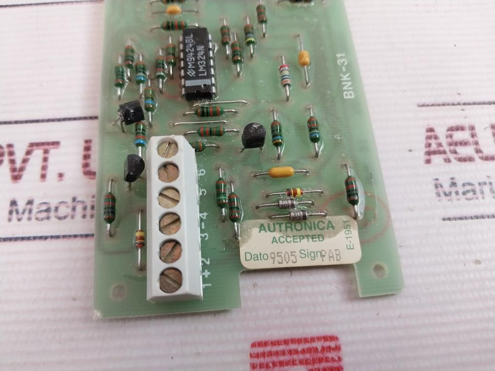 Autronica 7211-636.0001 Printed Circuit Board Bnk-31