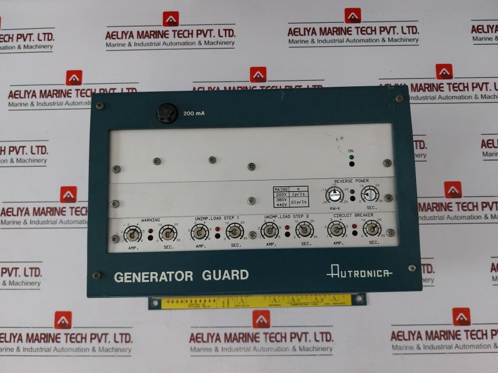 Autronica Ak-35/4 Generator Guard 220-440v