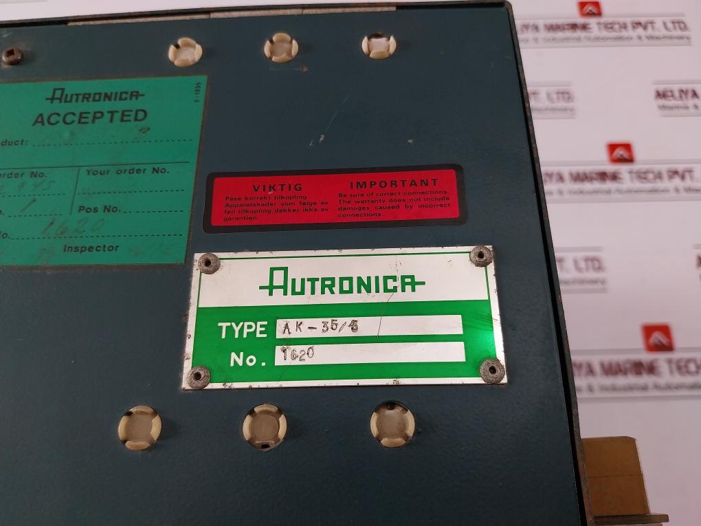Autronica Ak-35/4 Generator Guard 315Ma