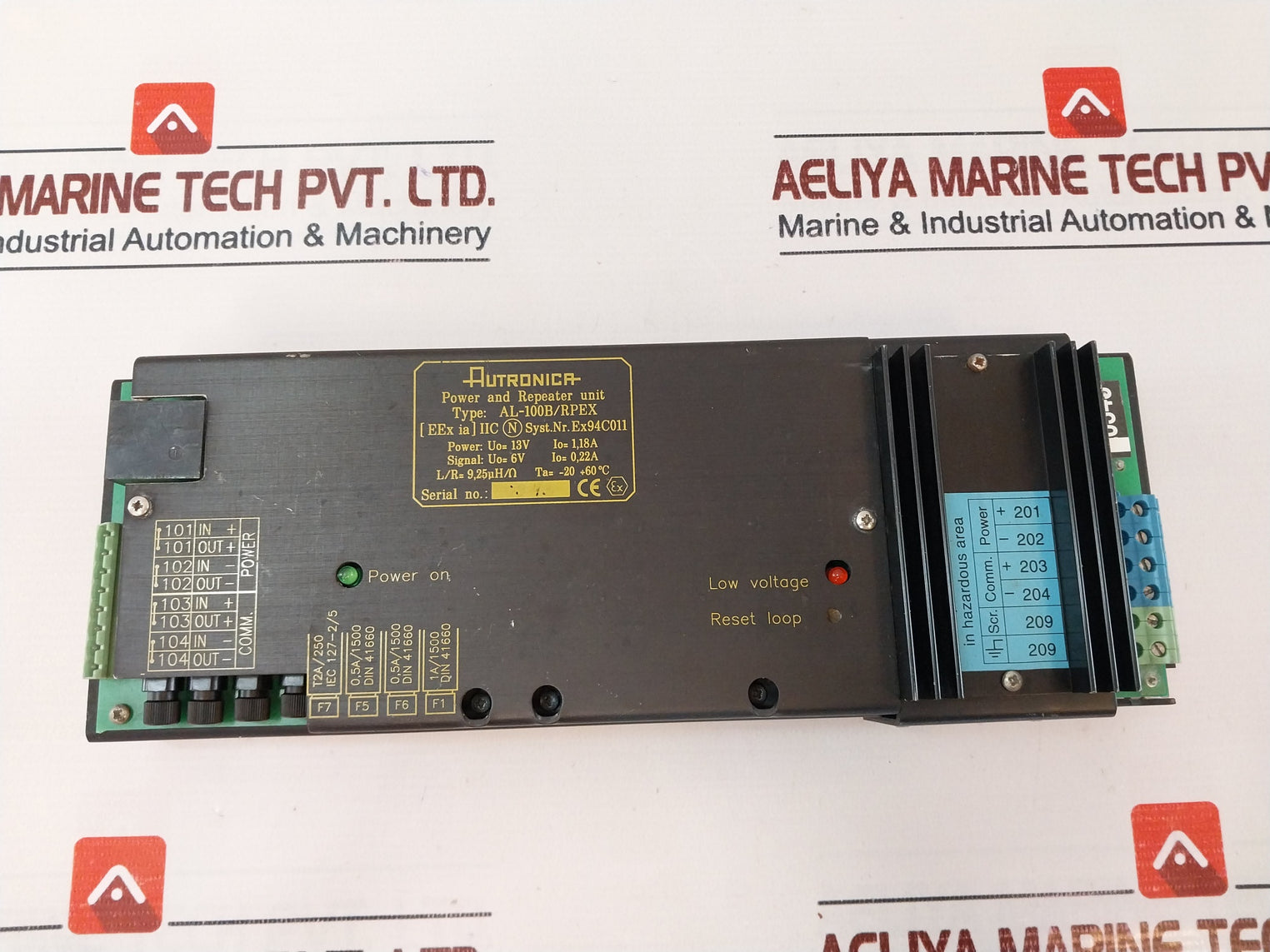 Autronica Al-100B/Rpex Power And Repeater Unit