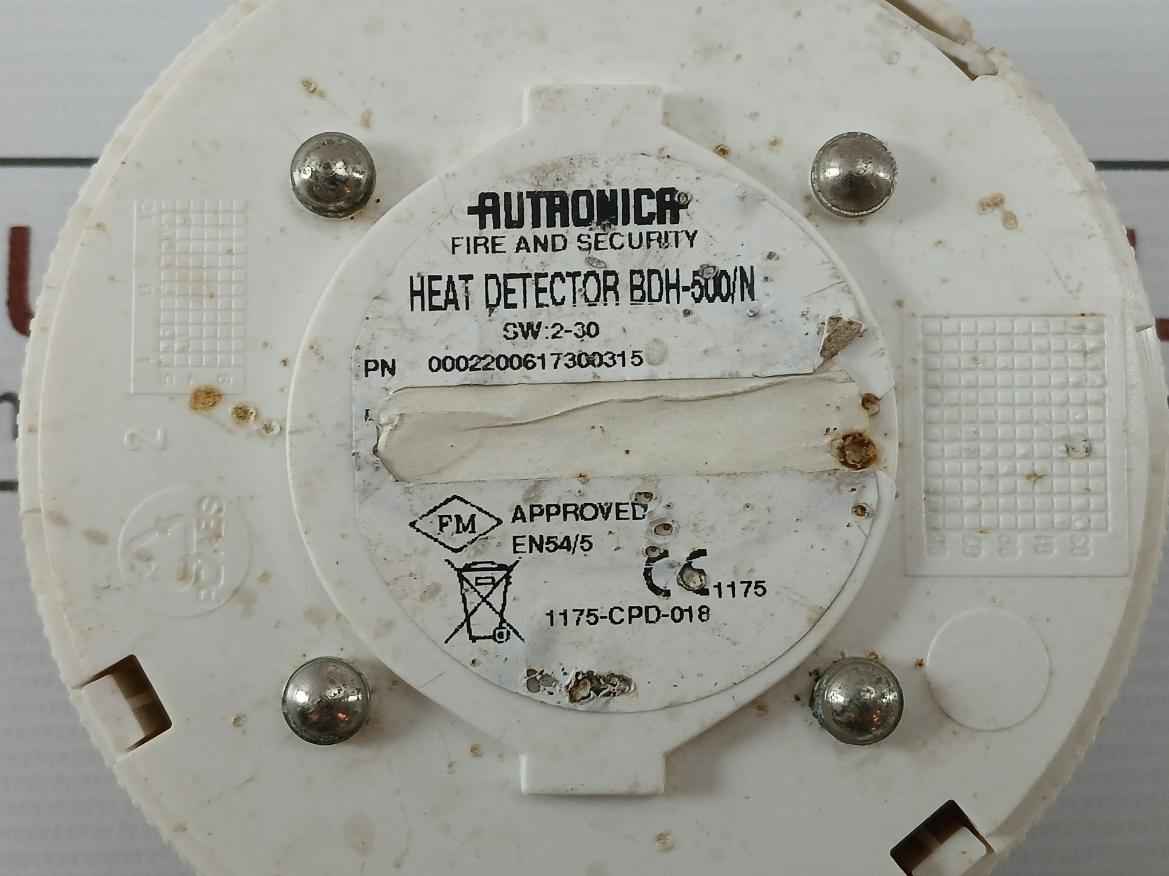 Autronica Bdh-500/N Heat Detector Ip44D