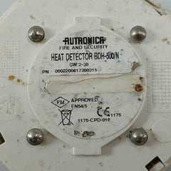 Autronica Bdh-500/N Heat Detector Ip44D