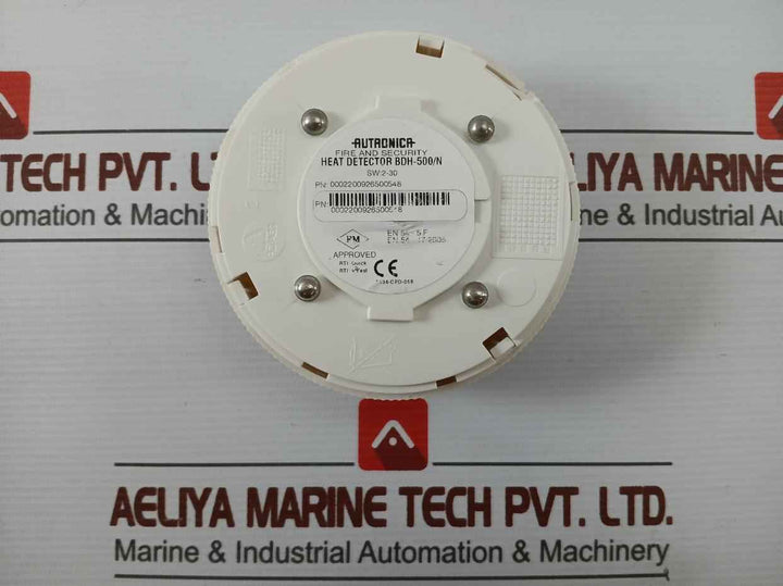 Autronica Bdh-500/N Heat Detector Ip44D/70°C