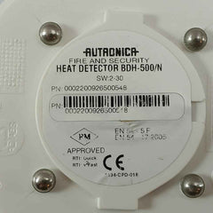 Autronica Bdh-500/N Heat Detector Ip44D/70°C