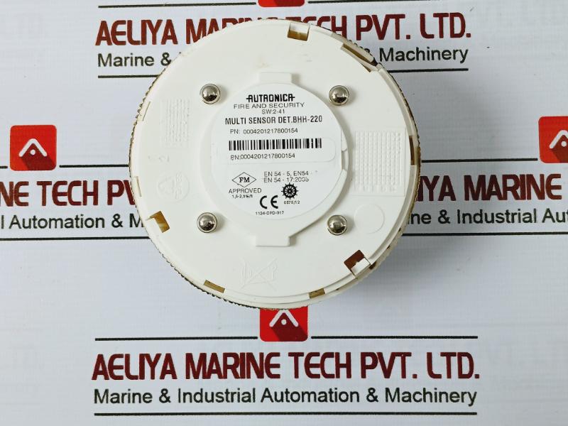 Autronica Bhh-220 Smoke Detector 0004201217800154 0575/12 1134-cpd-017