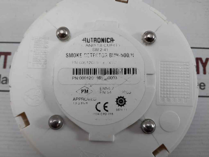 Autronica Bhh-500/N Fire And Security Smoke Detector 70˚C