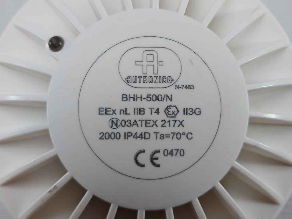 Autronica Bhh-500/N Fire And Security Smoke Detector 70˚C