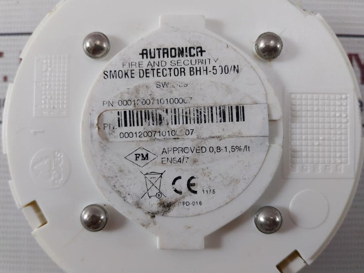 Autronica Bhh-500/N Smoke Detector 0,8-1.5% En54/7 Cpd-016