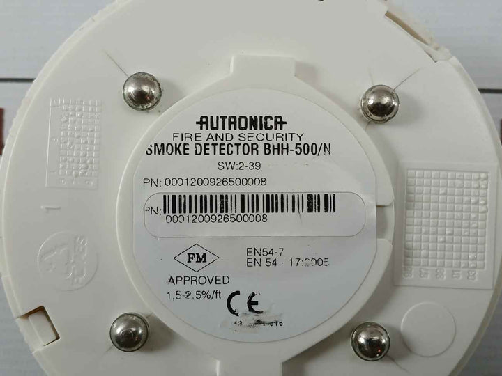 Autronica Bhh-500/N Smoke Detector Ip44D