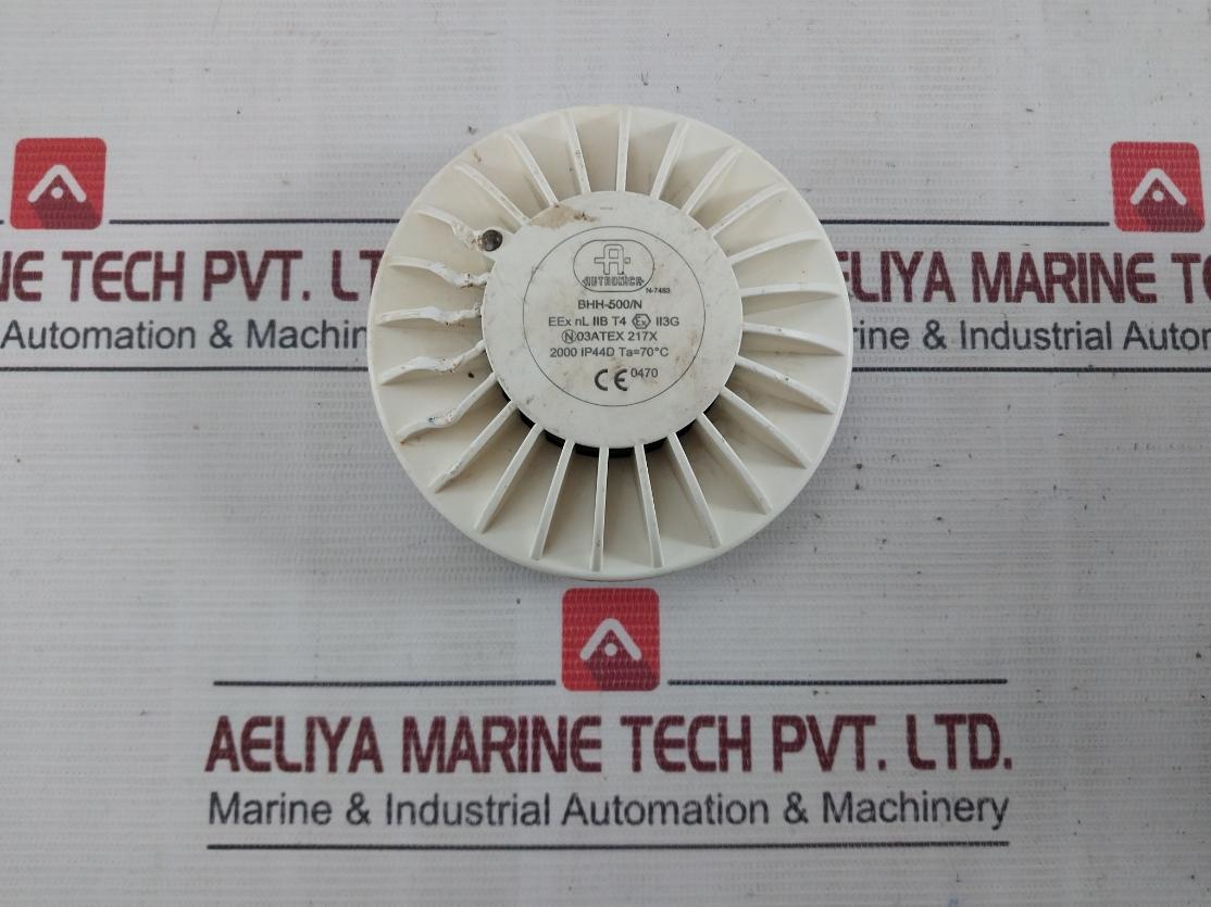 Autronica Bhh-500/N Smoke Detector Ip44D 70C En54-7 03Atex 217X
