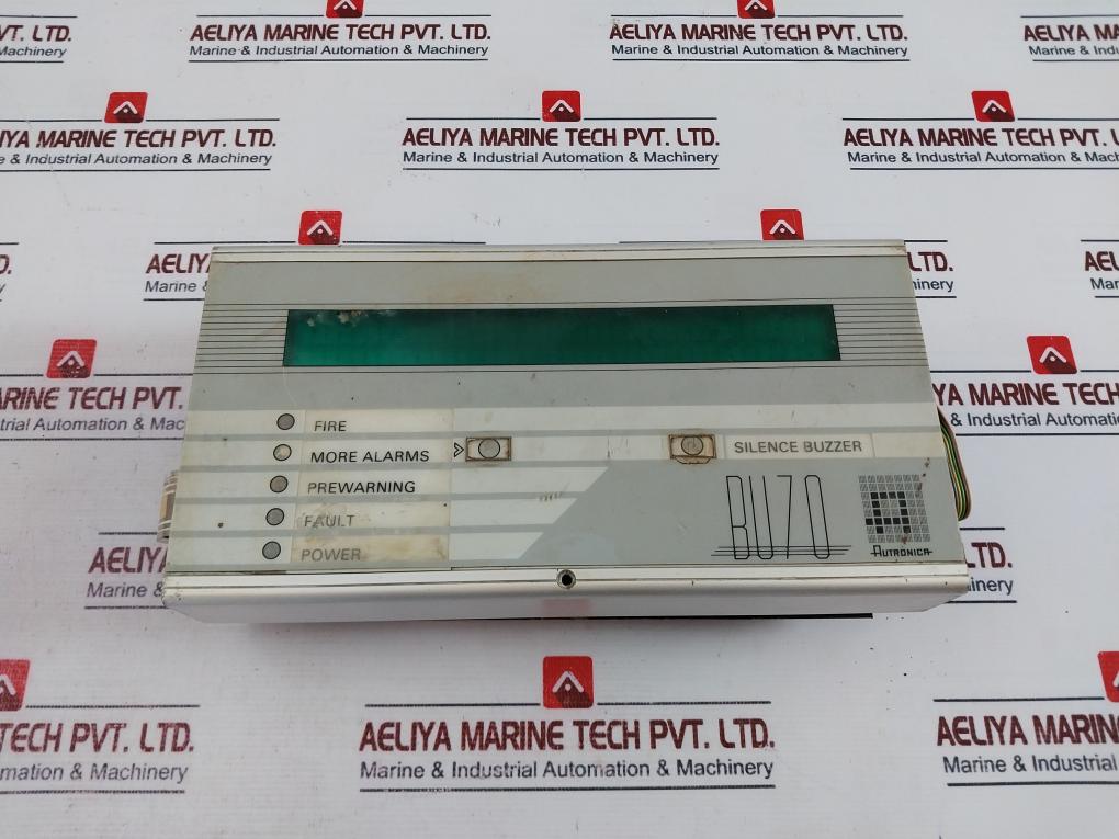 Autronica Bu70 Display Unit Marine Fire Alarm Control Panel