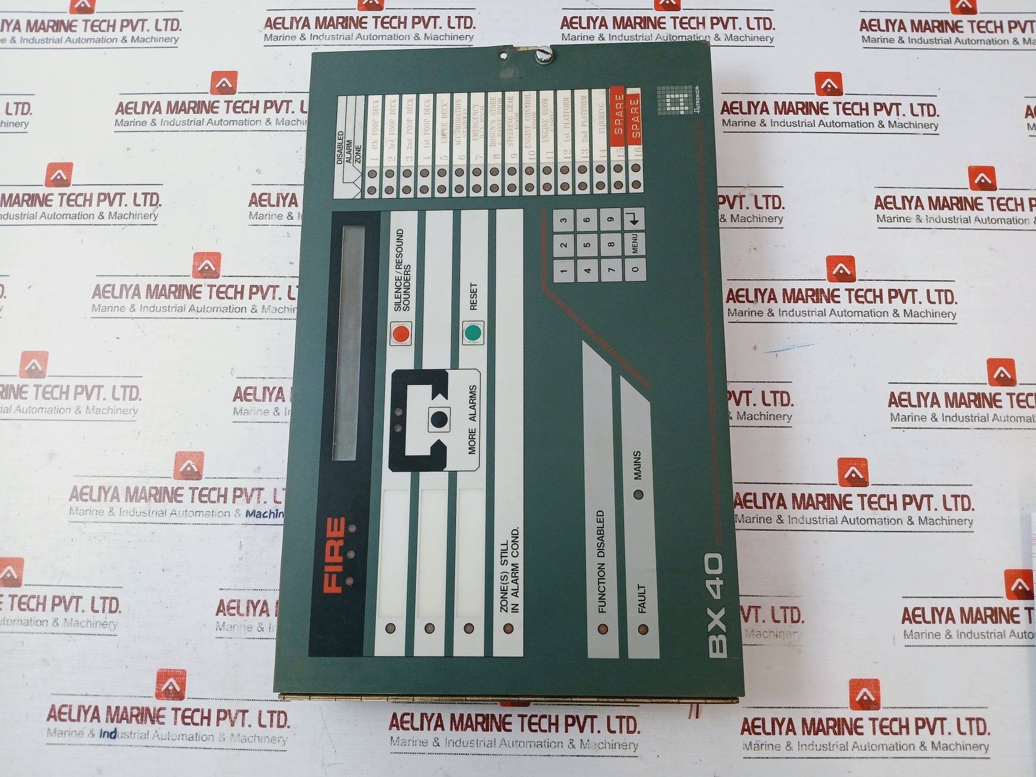 Autronica Bx 40 Fire Alarm Control Panel 220V Ac / 24V Dc