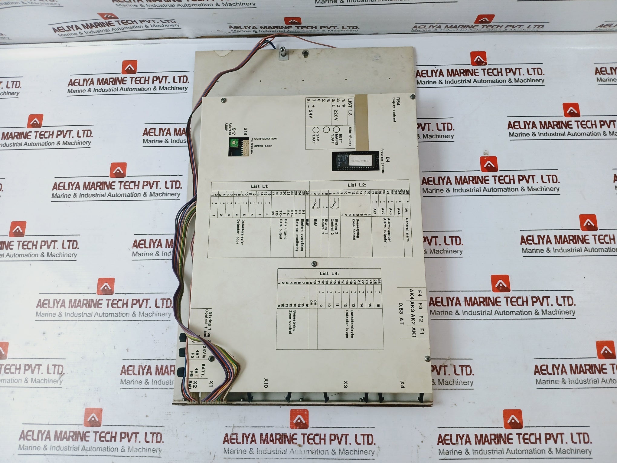 Autronica Bx 40 Fire Alarm Control Panel 220V Ac / 24V Dc