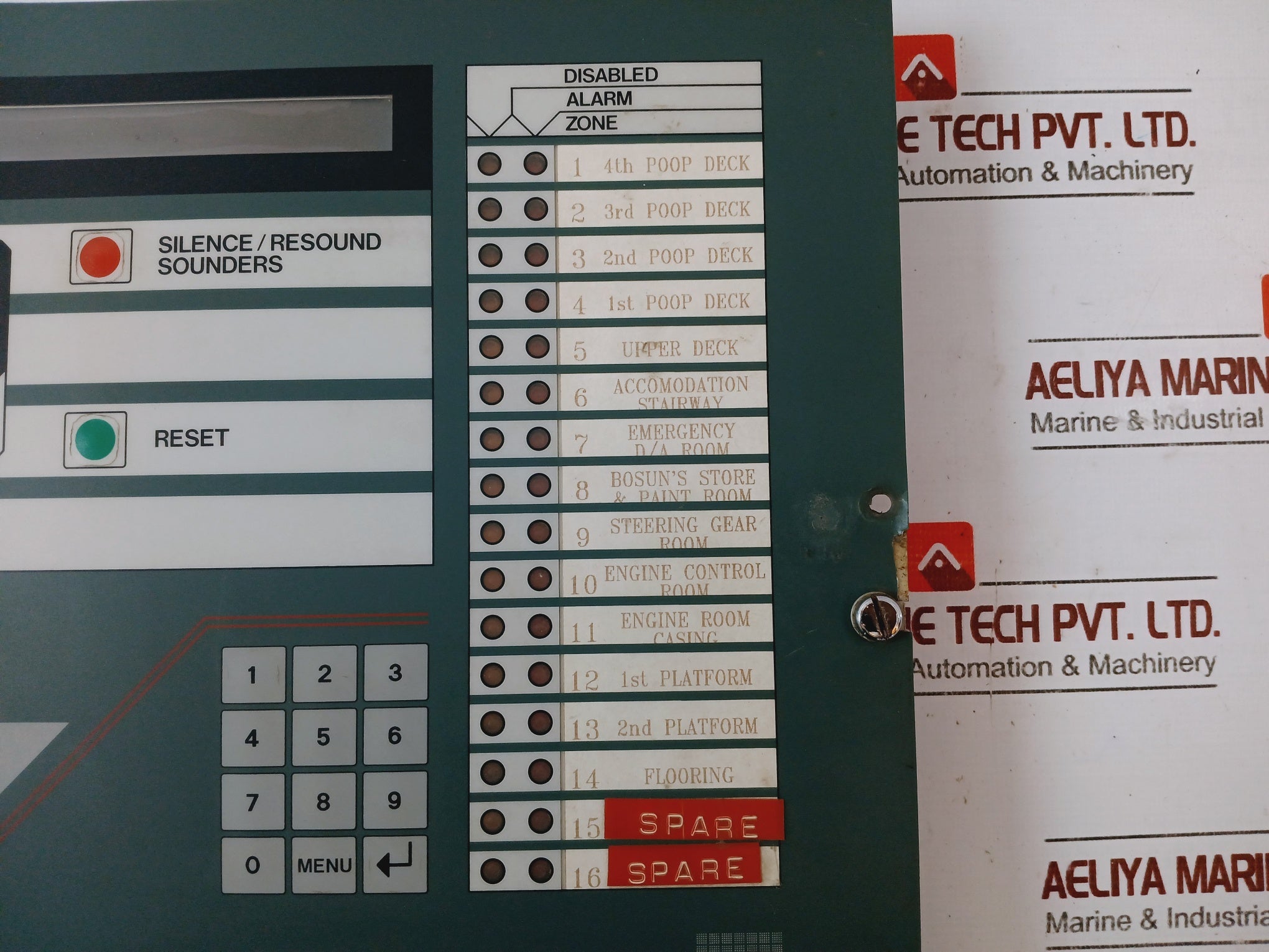 Autronica Bx 40 Fire Alarm Control Panel 220V Ac / 24V Dc