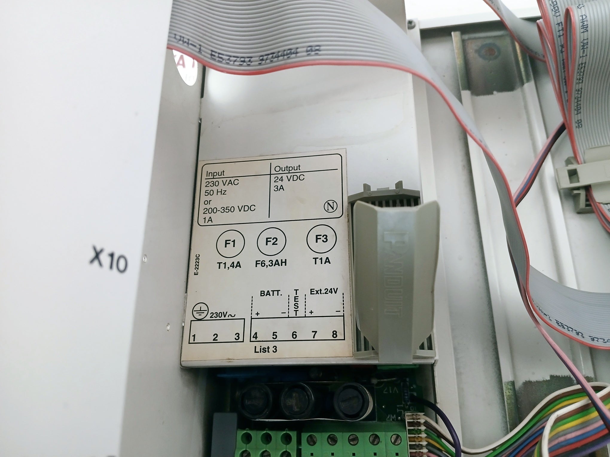 Autronica Bx 40 Fire Alarm Control Panel 230Vac 50Hz Or 200-350Vdc 1A