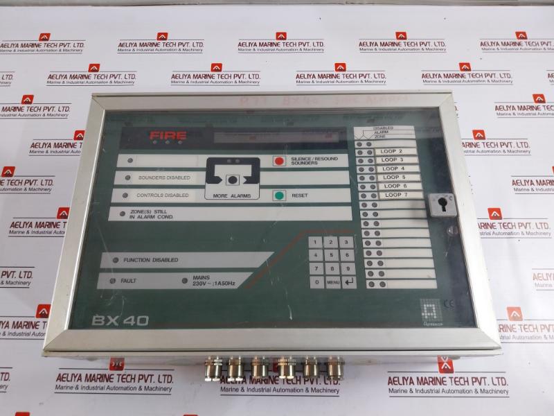 Autronica Bx 40 Fire Alarm Control Panel Input 230Vac 50Hz