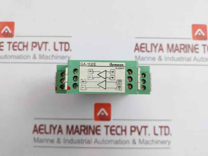 Autronica Dual Thermocouple Amplifier 12-32 Vdc Ga-112/E