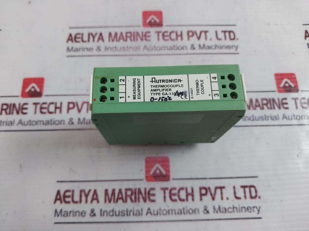 Autronica Ga-110 Uegm Thermocouple Amplifier 0-150°C