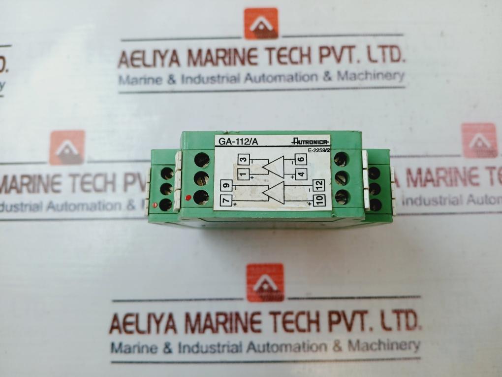 Autronica Ga-112/A Dual Thermocouple Amplifier 