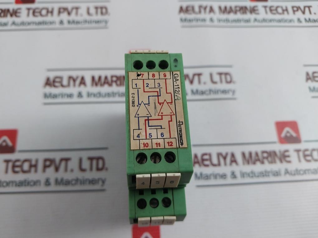 Autronica Ga-112/A Dual Thermocouple Amplifier 12-32 Vdc