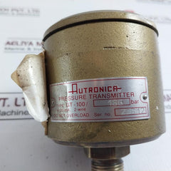 Autronica Gt-100/160 Bar Pressure Transmitter 4-20Ma 2 Wire