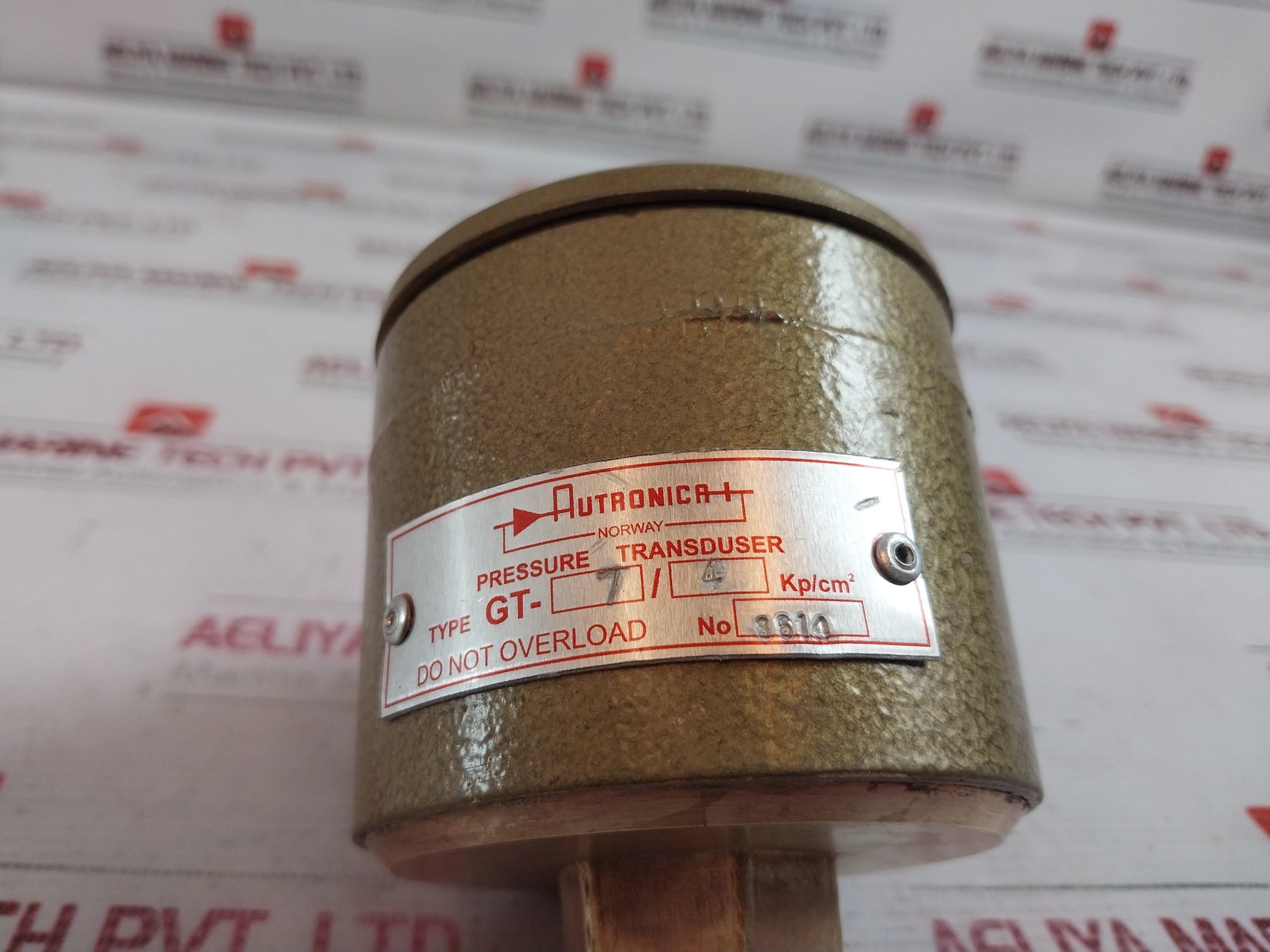 Autronica Gt-7/4 Kp/Cm2 Pressure Transducer Range 3610