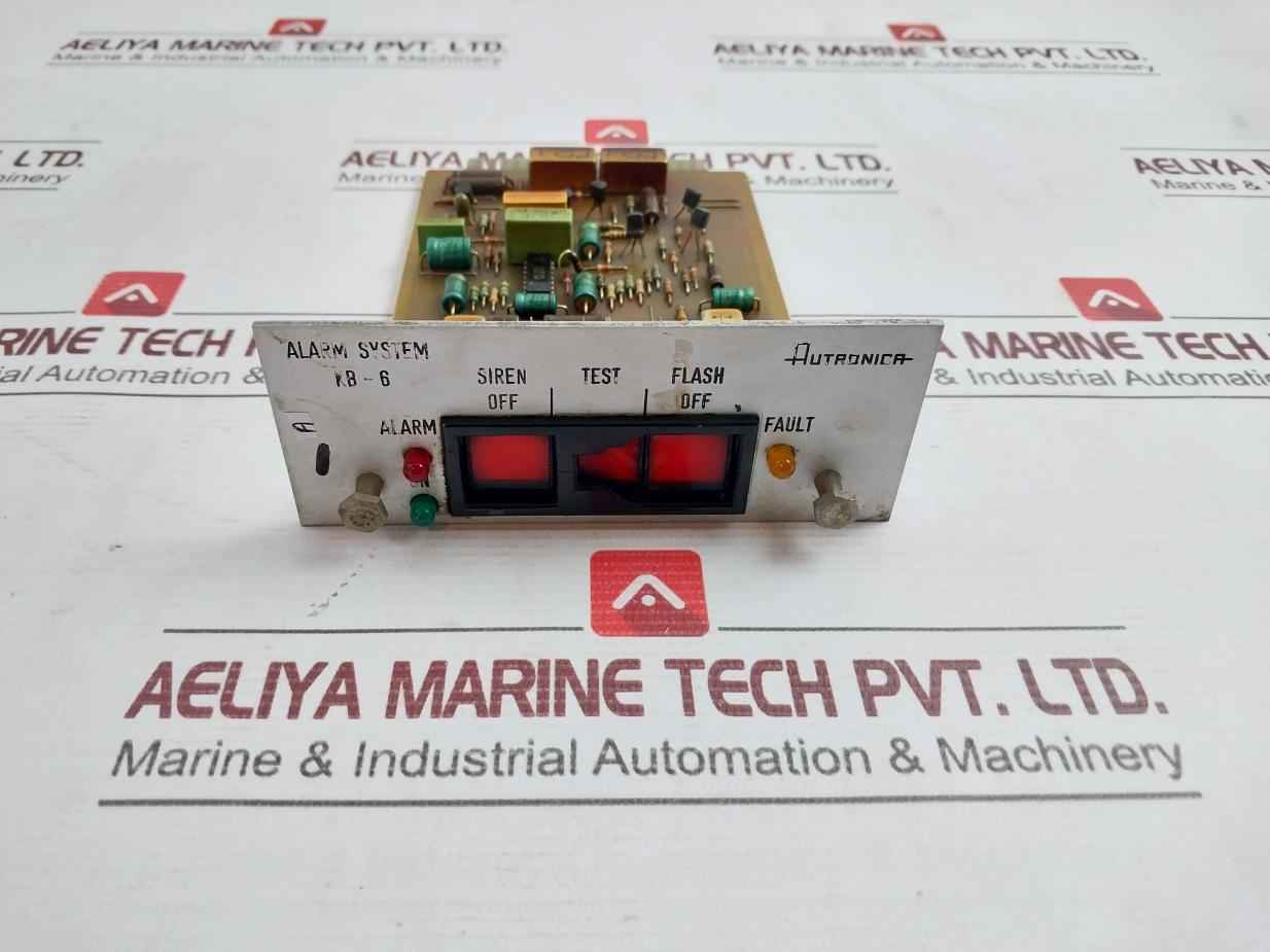 Autronica Kbb-6/2 Alarm And Monitoring System 7225-023.0002