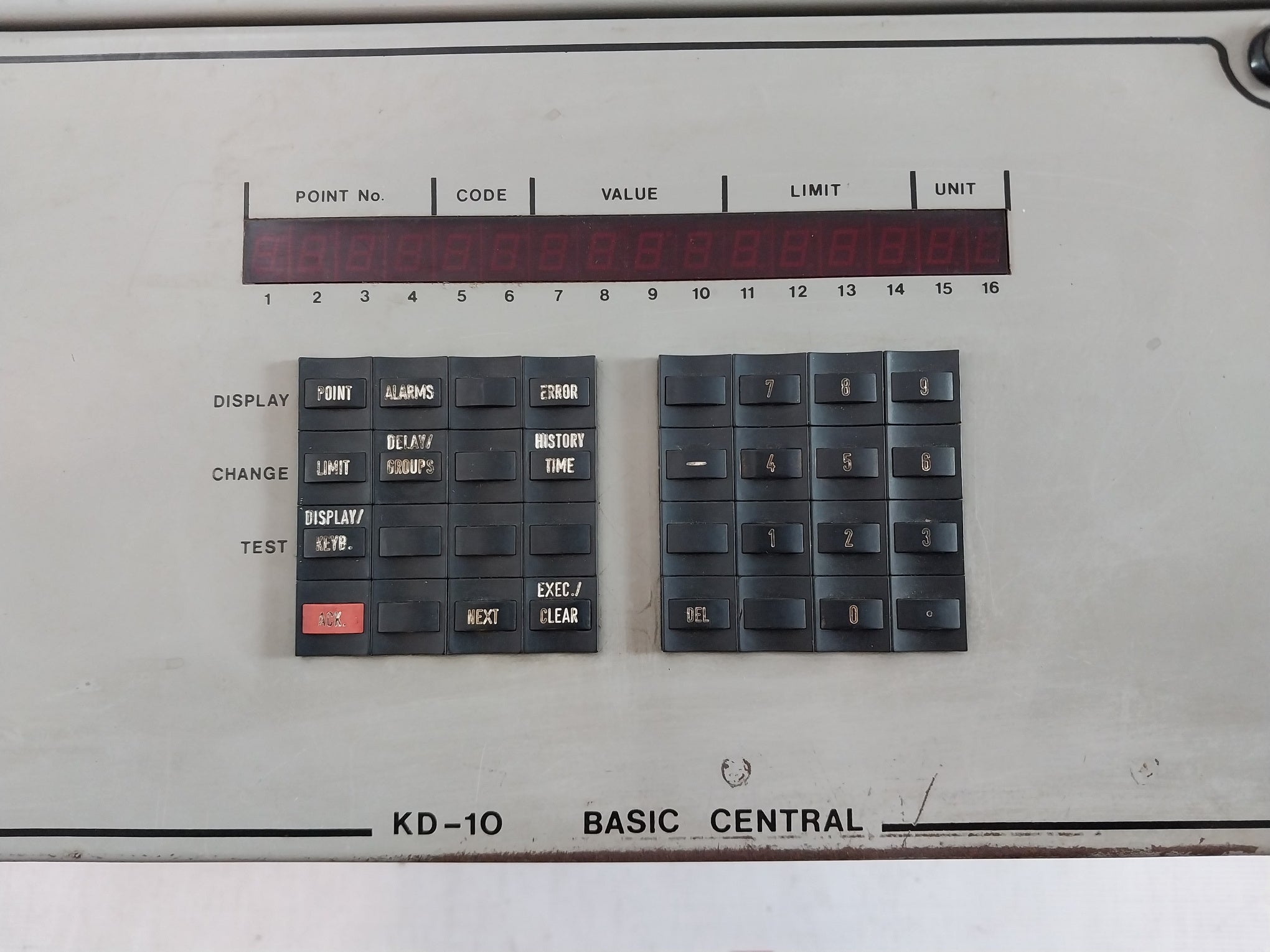 Autronica Kd-10 Basic Central Engine Control Alarm System Kdb-1A 7252-004.0001