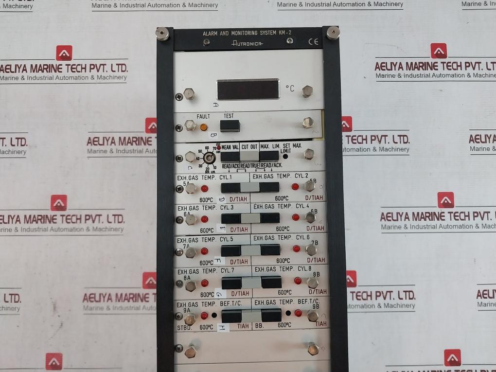 Autronica Km-2 Alarm And Monitoring System 0-600/C 7251-005.0003 T 2.5A