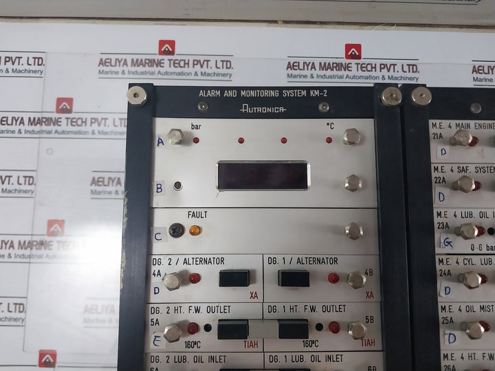 Autronica Km-2 Alarm And Monitoring System Module E-1235