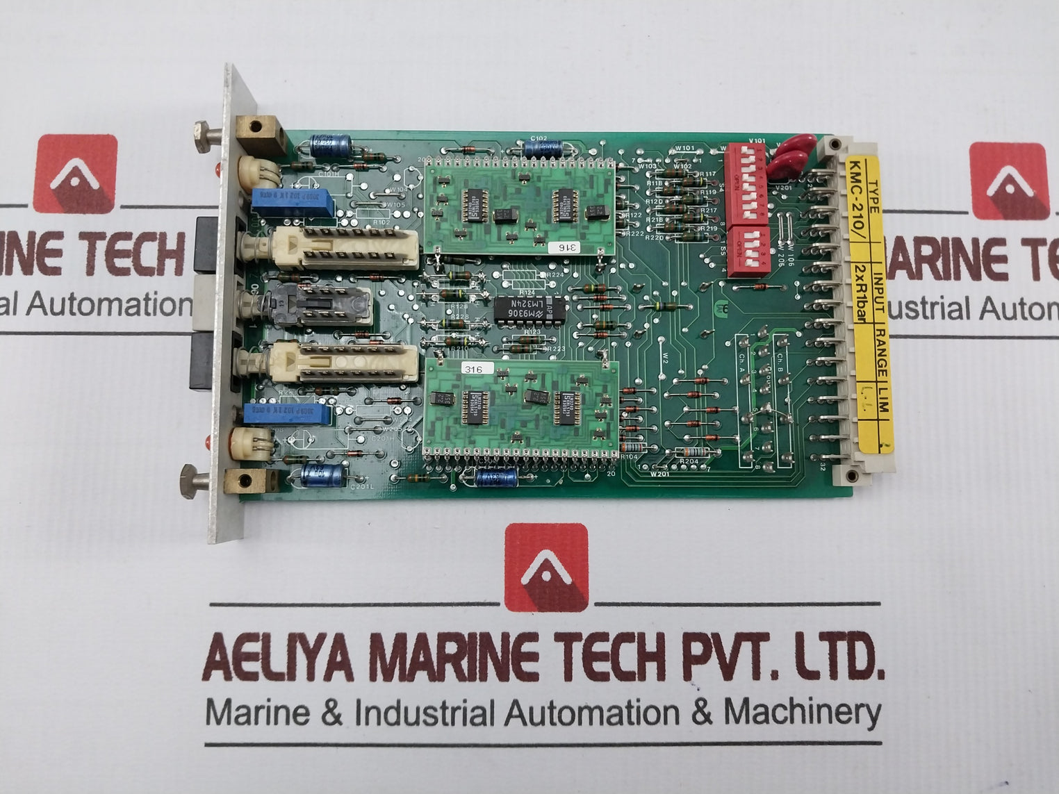 Autronica Kmc-210 Lube Oil Inlet Pcb Card 0-6 Bar 7252-013.0004