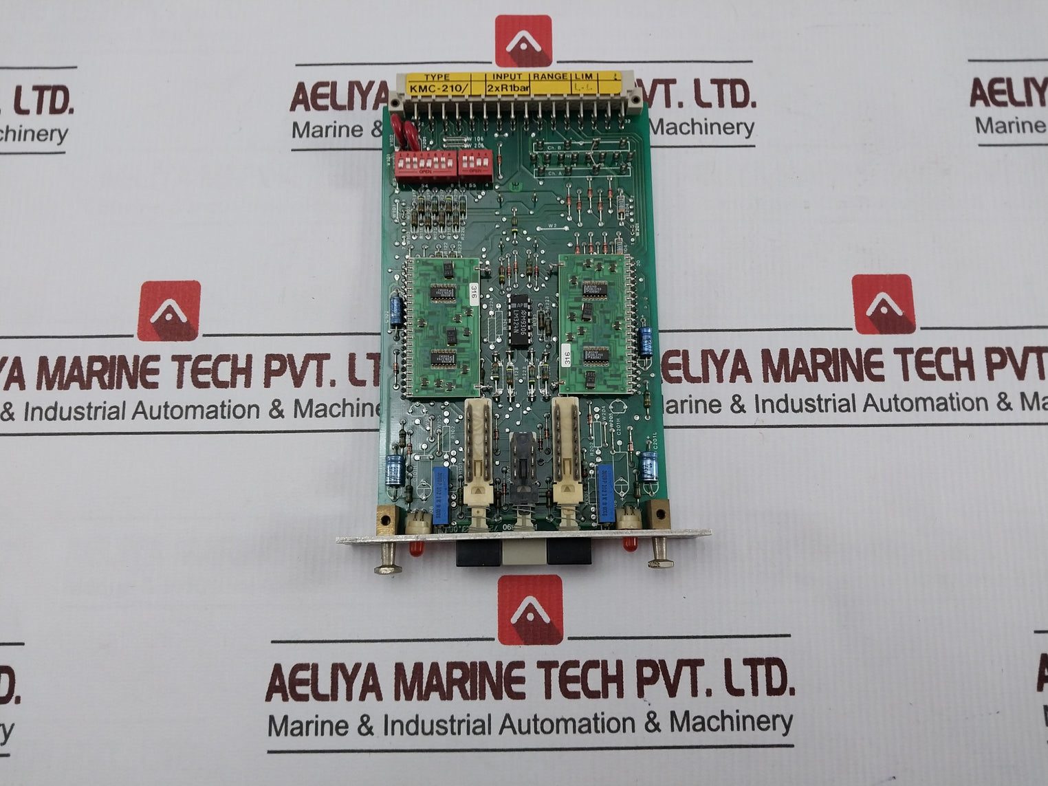 Autronica Kmc-210 Lube Oil Inlet Pcb Card 0-6 Bar 7252-013.0004