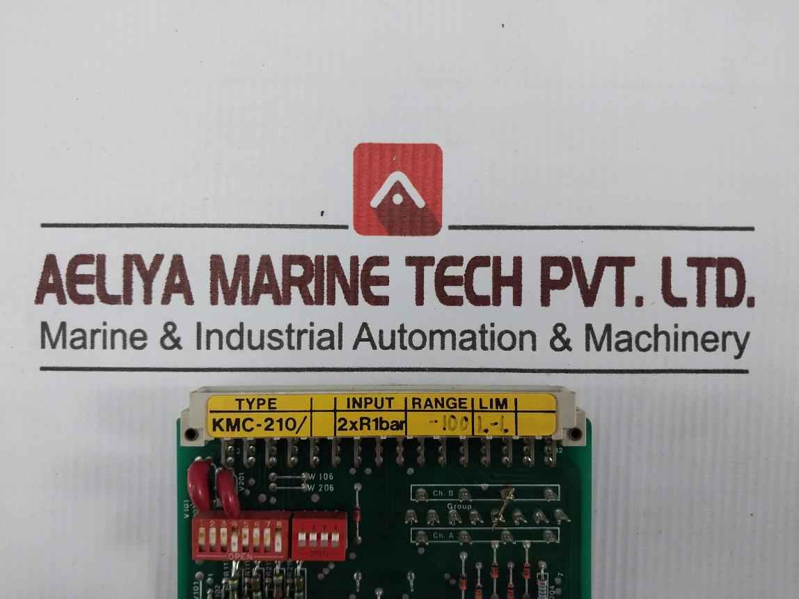 Autronica Kmc-210 Pcb Stbd Propeller Pitch Oil Control 0-100 Bar 7252-013.0004