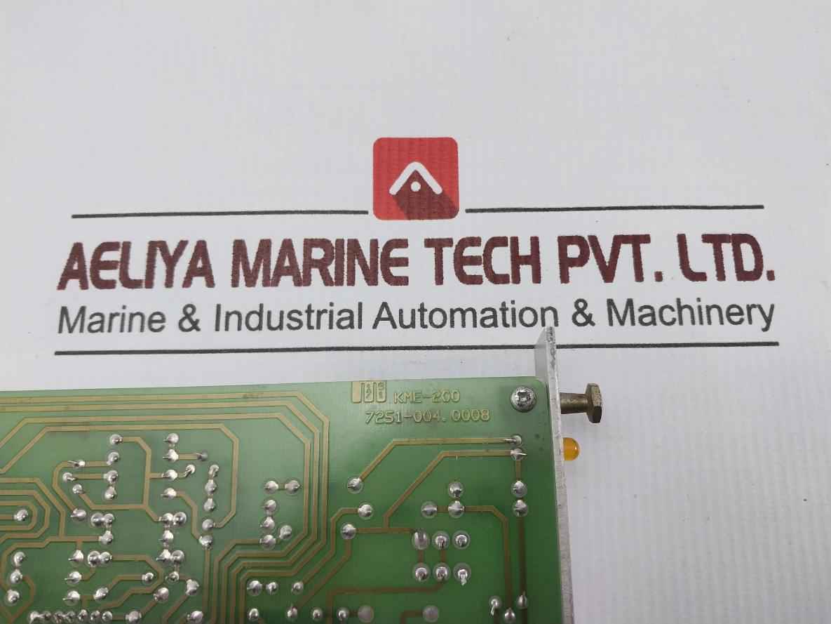 Autronica Kme-200 W Printed Circuit Board 7251-004. 0008